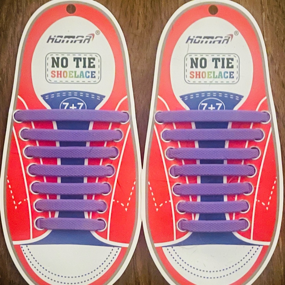 HOMAR No Tie Shoelaces for Kids Adults Stretch Elastic Tieless No Tie Shoe Laces